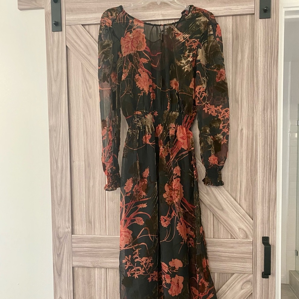 Zara Long Sleeve Floral Dress